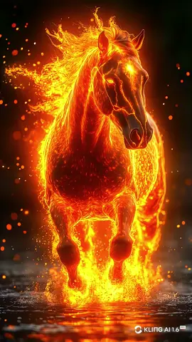 Live Wallpaper 4k Horse : 🔥 A horse born from pure flames! Its fiery mane and body blaze with untamed energy as it gallops through water, leaving behind a trail of glowing embers. 🐎🔥 Sparks fly, illuminating the dark surroundings, making it look like a creature from legend. Is it a guardian of fire or an unstoppable force of nature? 😈🔥  @klingai_official  #Horse  #LiveWallpaper4k  #KreateWithKling  #livewallpapers  #KlingAI  #LiveWallpaper  #prt  #fyp  #aiart  #2025  #livewallpaper  #ai  #Powerful  #Nature