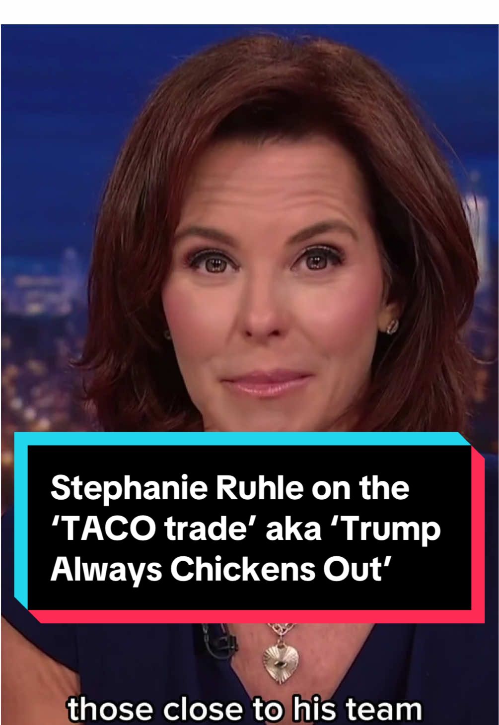 Markets move based on what Trump says around tariffs. Stephanie Rhule explains what many are now calling the ‘TACO trade.’ An acronym for ‘Trump Always Chickens Out.’ #news  #trump  #tariffs 