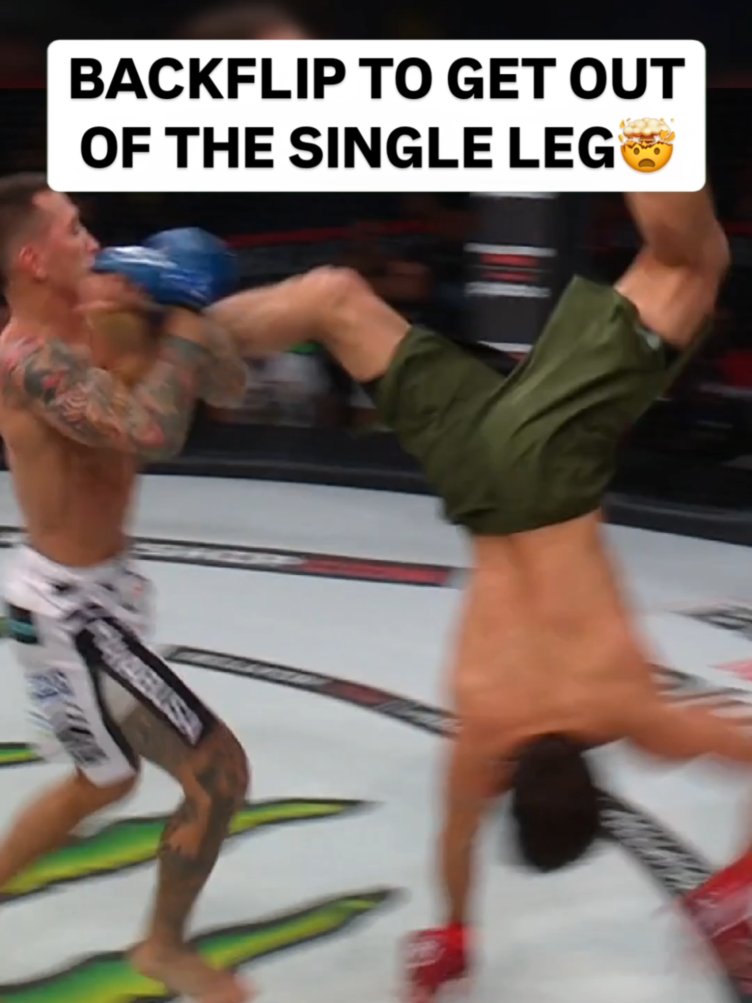 Takedown attempt? Timur Khizriev hit the 