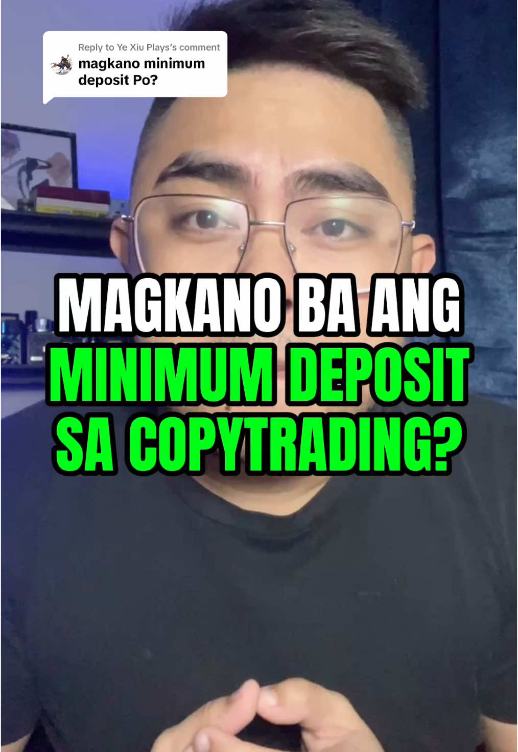 Replying to @Ye Xiu Plays magkano ang minimum deposit sa copytrading?  #coachniel #forex #trading #copytrading #bottrading #aitrading #passiveincome 