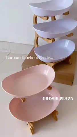 Nordic Tempat Buah Tingkat Estetik ✨ #tempatbuah #nampan 