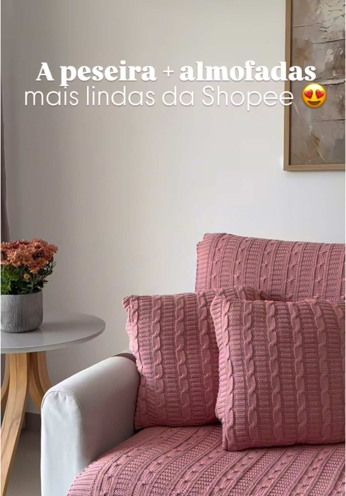 😍😍😍 #sofa #peseira #shopee 