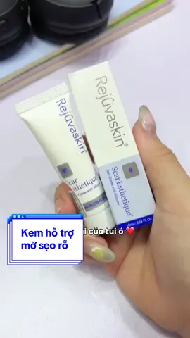 Kem hỗ trợ mờ sẹo thâm, rỗ, lõm chân ái của tui - Scar Esthetique Rejuvaskin ❤️#sharedoxinh #unboxing #rejuvaskinvietnam #sẹorỗ #sẹo #triseo 