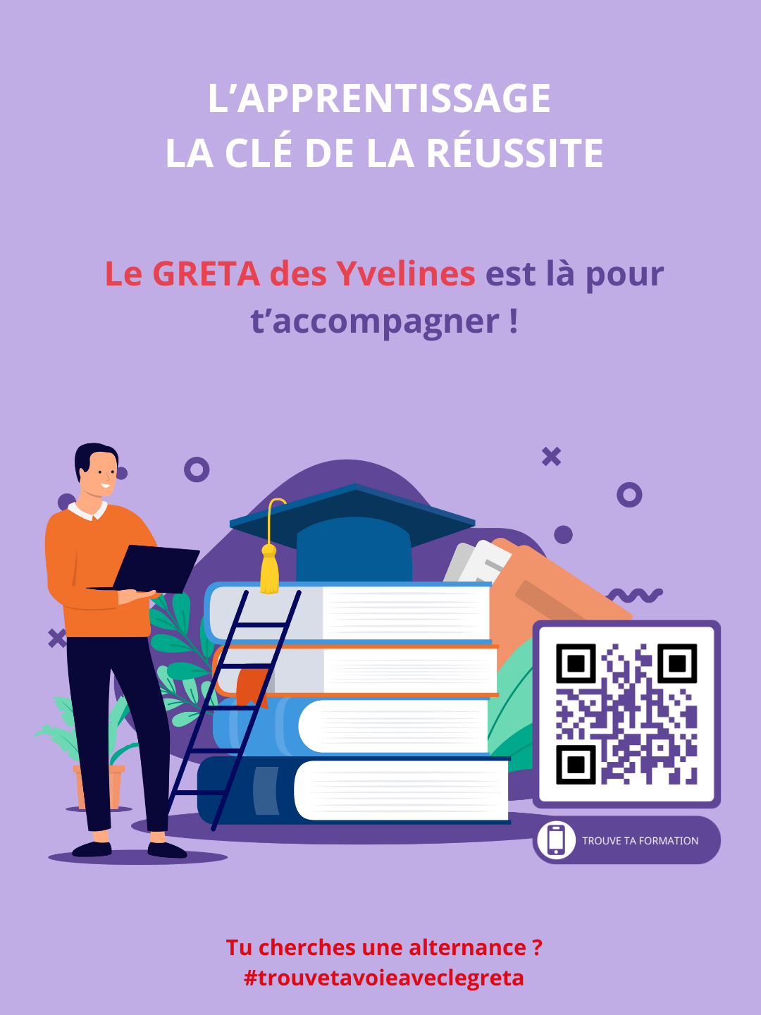 #Annonce NOUVEAUTE ✨ Le Greta des Yvelines se lance dans l'apprentissage ! 📆 Dès la rentrée de septembre, découvrez de nouvelles formations dans divers secteurs en apprentissage. L'apprentissage c'est du gagnant-gagnant : Tu as un JOB + une FORMATION ! Tu es payé pendant que tu apprends ! Il s'agit d'une réelle opportunité pour faire le métier de tes rêves et trouver un emploi juste après la formation. Dans quels secteurs aimeriez-vous travailler ? Dites-nous en commentaire ! 👇 hashtag#gretadesyvelines hashtag#annonce hashtag#apprentissage hashtag#formationprofessionnelle hashtag#lacledelareussite hashtag#trouvetavoieaveclegreta