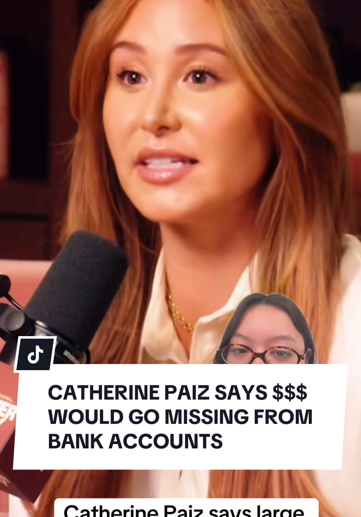 Catherine Paiz talks about money drama on call her daddy #catherinepaiz #austinmcbroom #callherdaddy 