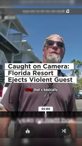 Caught on Camera Florida Resort Ejects Violent Guest P6#cops #police #copsoftiktok #bodycam