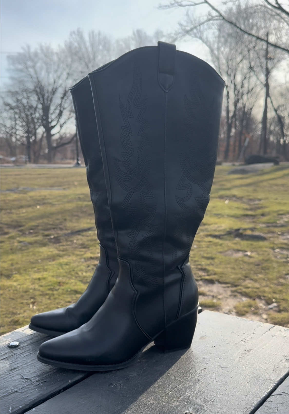 Spring into style with the Dallas Cowgirl Boots. Whether you're strolling through the city streets or out for a spring adventure, these boots bring that perfect blend of western charm and urban flair. How would you style them? Comment Below! 🤠👇 #dreampairs #springvibes #fyp #cowgirlboots #sale #OOTD #womenshoes