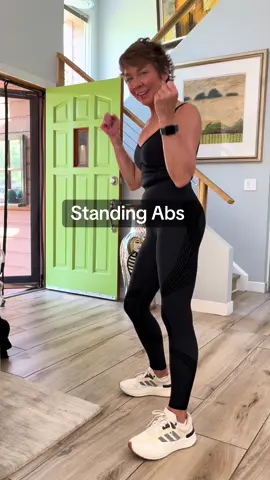 I receive many requests for core and ab workouts, so here’s a great one for you! The best part is, you don’t even have to go down to the ground. 🔥 I recommend trying 3 sets!💪 I'm wearing Fanka leggings and a tank top, and I love how everything stays in place and feels so comfortable! Most importantly, I love how I feel and look in them! 🔥 Here’s the link: @Fanka Mention 