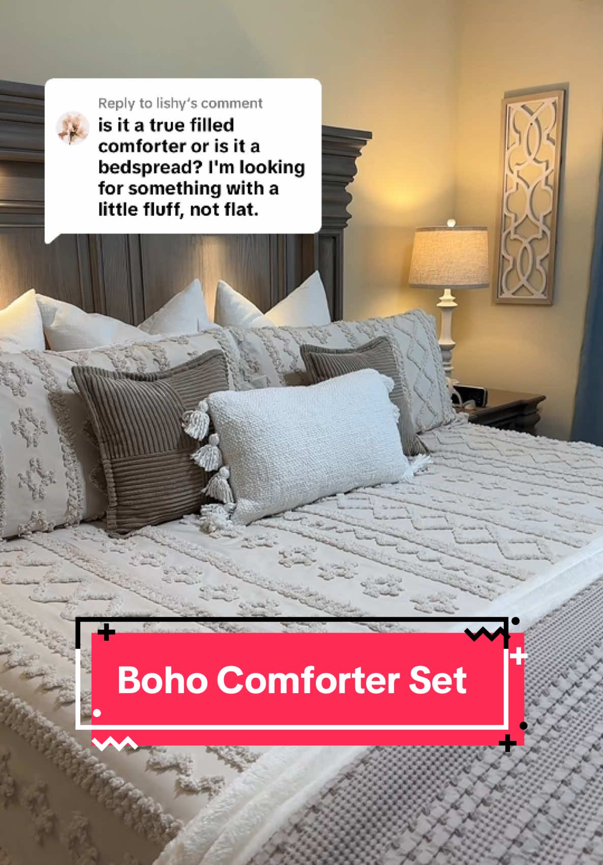 Replying to @lishy #comforterset #comforter #beddingsets #beddingdecor #tiktokshopcreatorpicks 