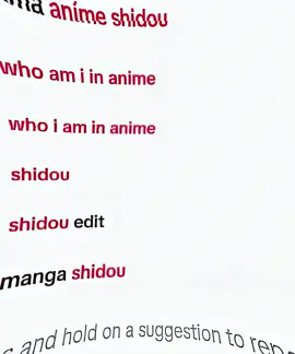 who i am in anime? #bluelock #shidouryusei #shidou #anime #120fps