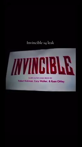 Invincible s4 leak! #invincible #invincibleseason4 #spoliers 