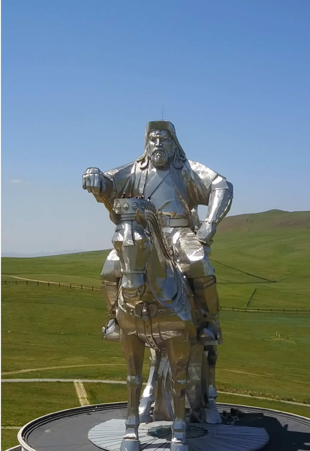 CHINGGIS KHAAN EQUESTRIAN STATUE, MONGOLIA  Incredible Destinations   #travel #short #adventure #travel #explore #hiddengems #Vlog #travellover #amazing #amzinglocation☺️ #dronephotography #holiday 