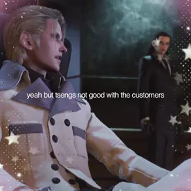 elenas first day on the job btw …i saw people do this with iwtv and star wars and had to make it with the turks #ff7 #rufushinra #renoff7 #rudeff7 #tsengff7 #elenaff7 #finalfantasy #theturks 