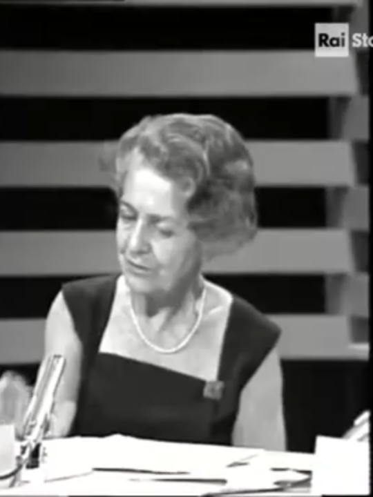 #tvitaliana #lostmedia #ritalevimontalcini #donne #donna #scienza #premionobel #femminismo #1974 #dibattito #cultura 
