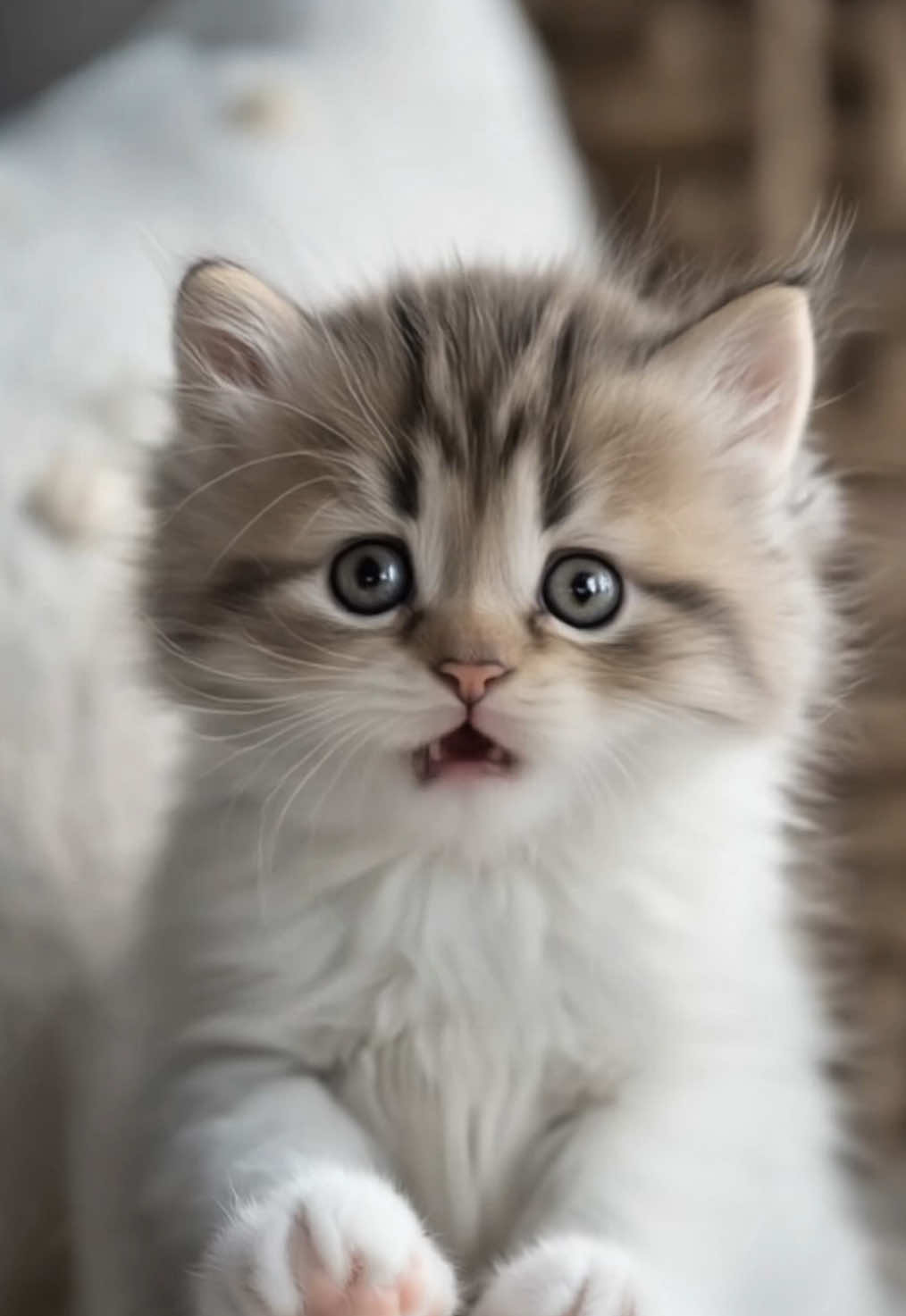 Adorable baby cat is sorry Mommy! 🤣❤️ Try not to laugh at this cute kitten! #trynottolaugh #kitten #babycat #cute #cutecat #catmom #mommylife #momlife 
