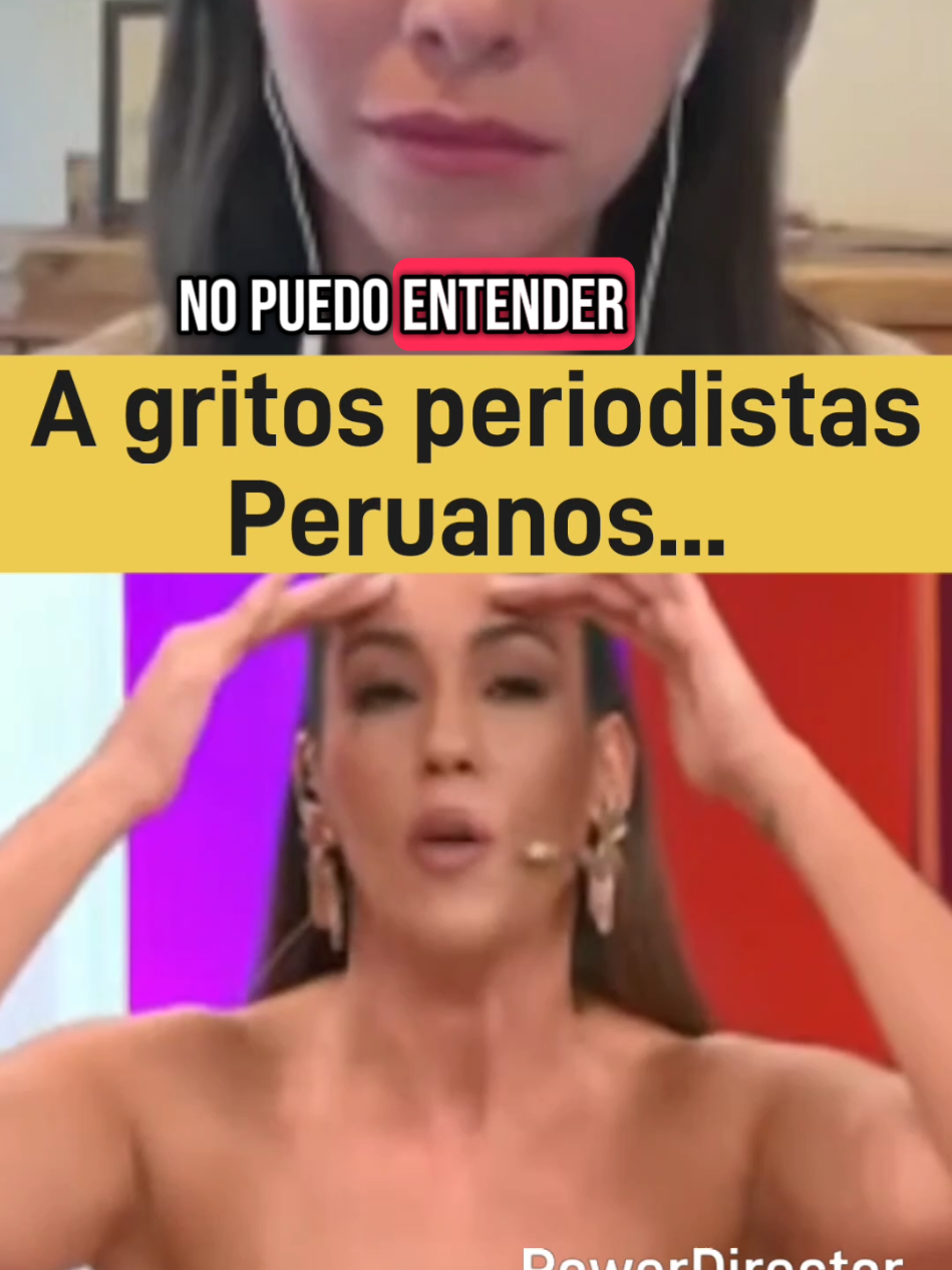 A gritos periodistas Peruanos contra #vanyatahis #tvperuana #debate #tilza 