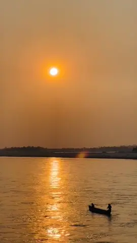 Koshi🛶🚣 #koshi #sunset #repost #fypシ゚ #chatara_saptkoshi #nature #nature #repost 
