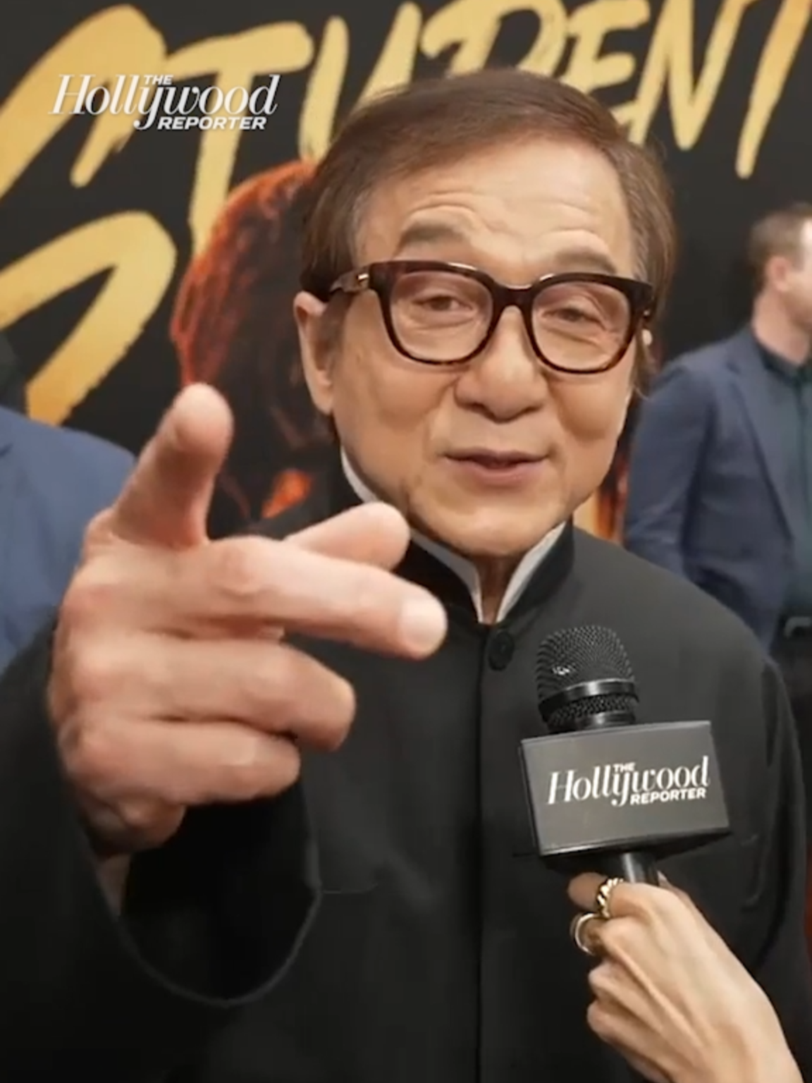 at the premiere of #karatekidlegends, #jackiechan tells fans he's been waiting for the chance to make #rushhour 4