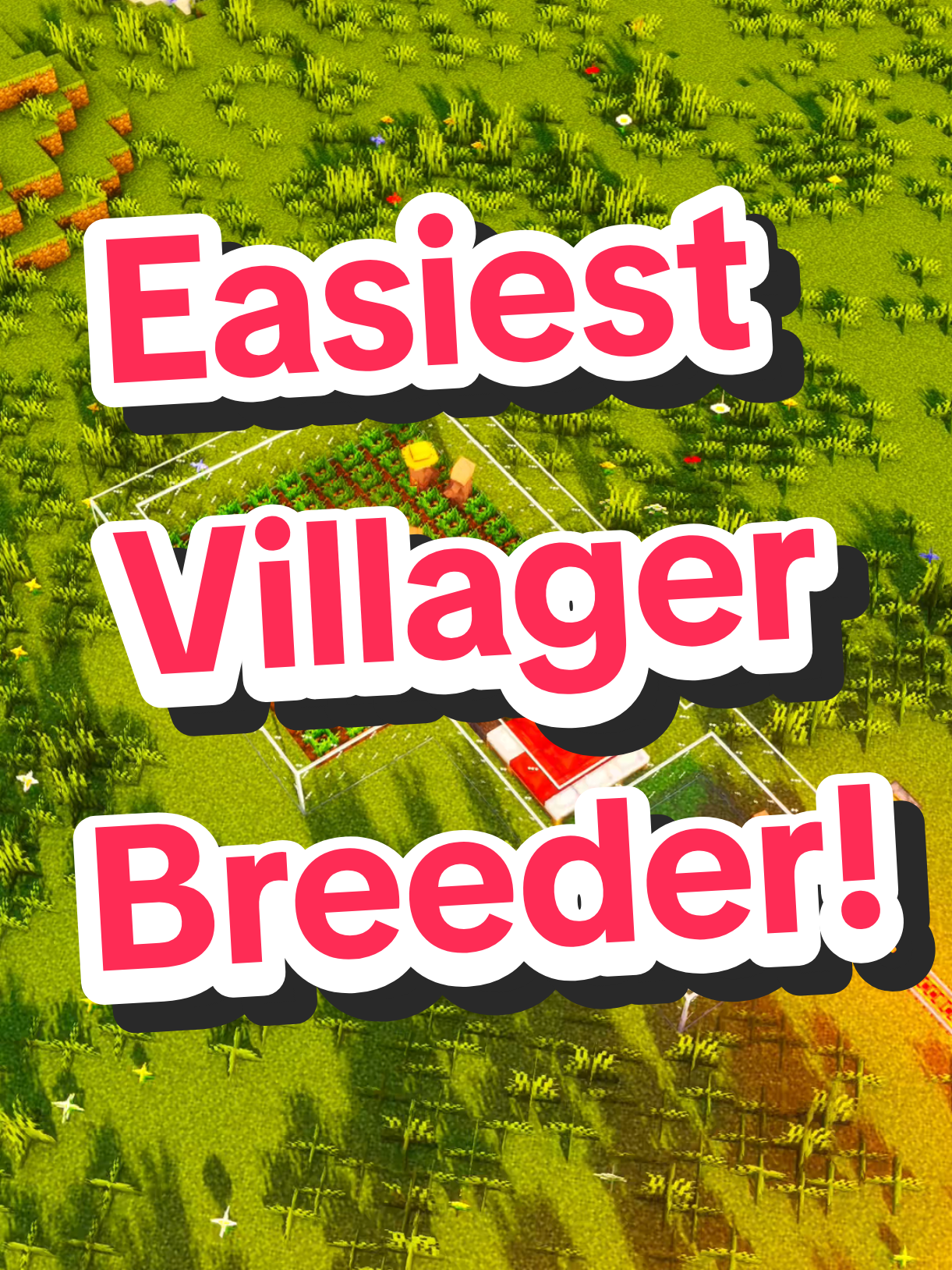 Easiest Villager Breeder in Minecraft #minecraftusa #Minecraft #minecrafttutorial #minecraftbuilding #minecraftfarm #fyp 