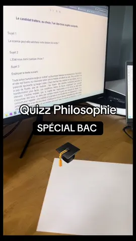 Quizz Philosophie pour le #bac #pourtoi 