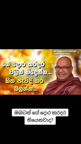 ඔබටත් ගේ දොර කරදර තියෙනවාද? . . . #Meditation #Mindfulness #SpiritualAwakening #LetGo #InnerPeace #Zen #PeaceWithin #Solitude #AncientWisdom #Himalayas #NatureHeals #BuddhistMonk #Energy #Miracles #SriLanka #භාවනා #නිවන්_මග_සොයා #focus #clarity #mentalclarity #mind #viralvideo #fyp #foryoupage #karma #srisambuddhamission #buddhism #buddha #dharma #buddhist #buddhaquotes 