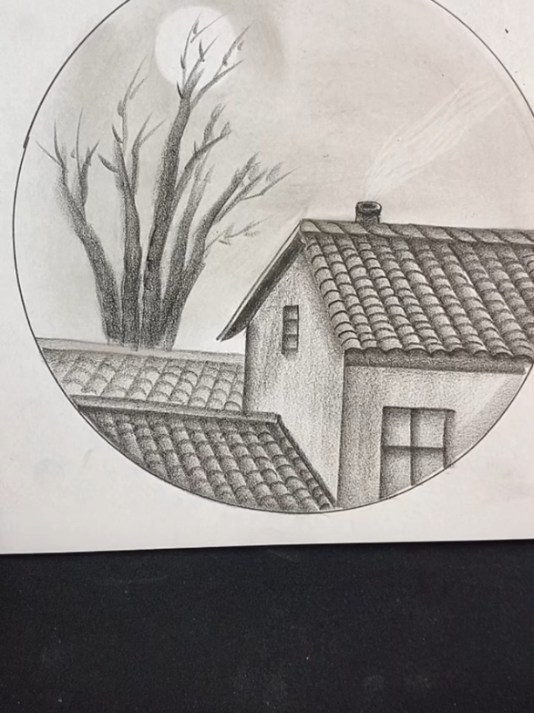 How To Draw a House Tutorial ✏️  . . . #house #drawingchallenge #artistsoftiktok #drawingprocess #drawings #drawingtutorial #draw #sketch 