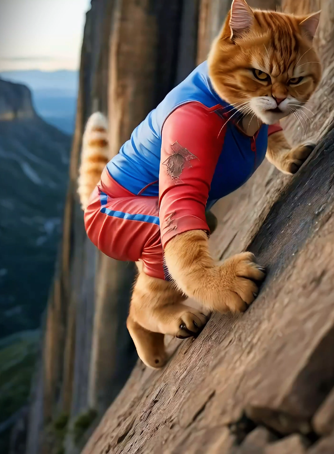She threw her of the cliff reupload with sound #meoww #emotionalstory #ai #animation #catstory #aicat 