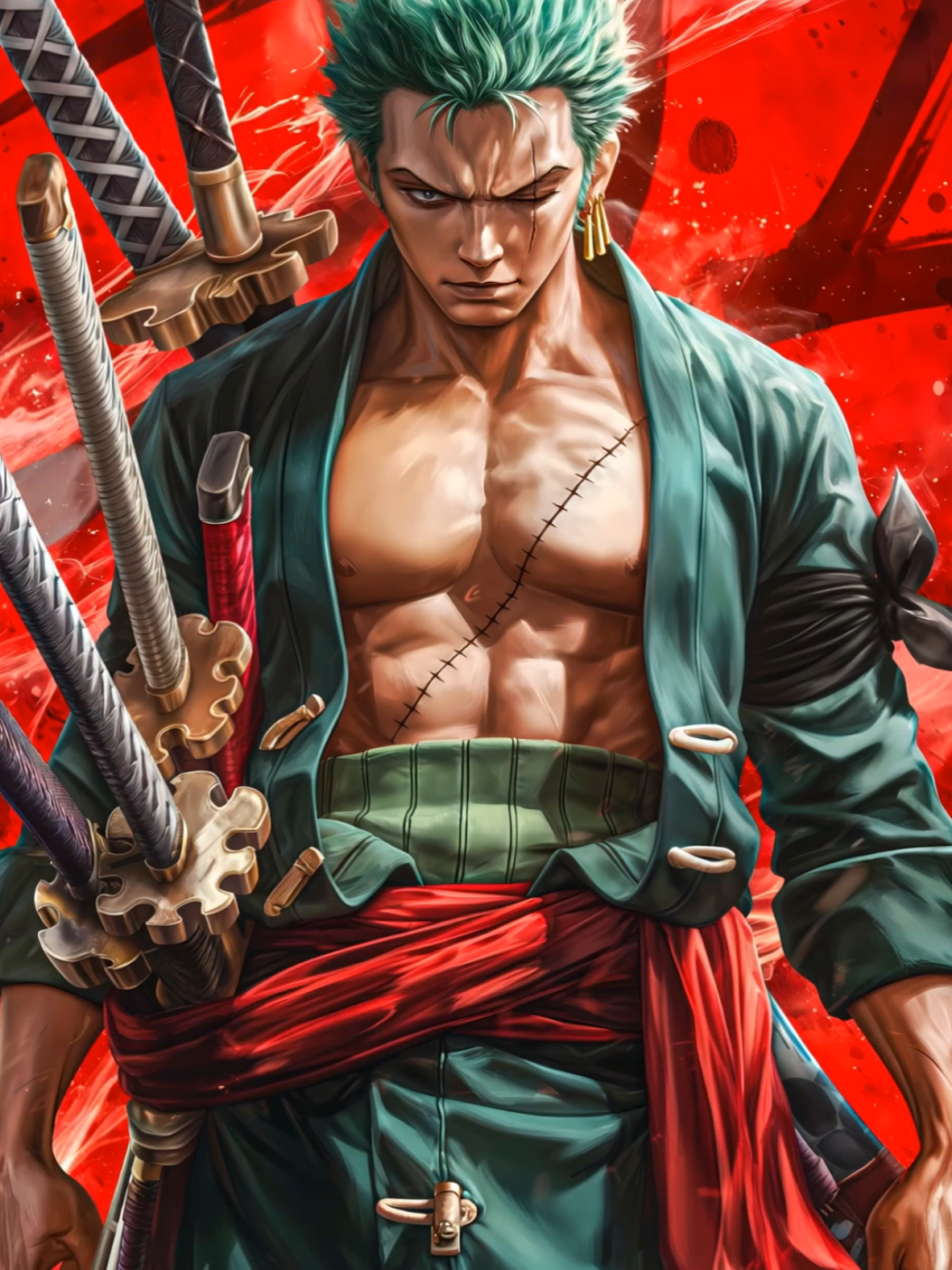 Zoro | One Piece Live Wallpaper #zoro #onepiece #anime #zorororonoa #livewallpaper #zoroonepiece #midjourney 