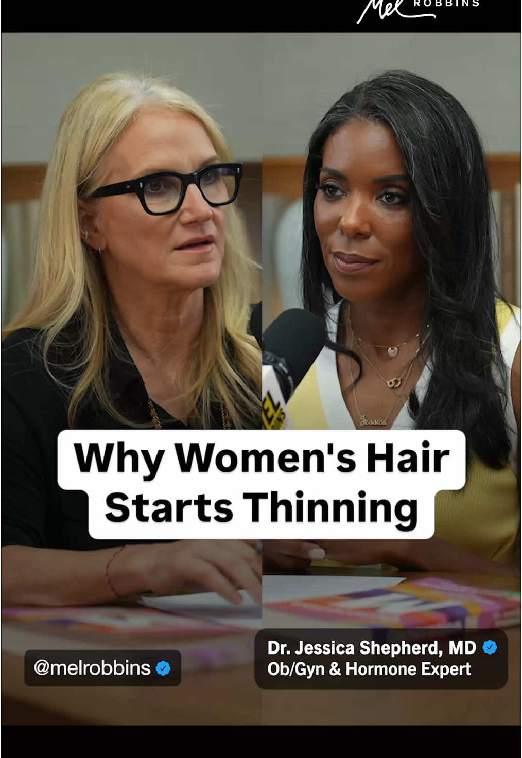 Why is your hair thinning, and what can you actually do about it? This episode of The Mel Robbins Podcast with top OB-GYN and hormone expert Dr. Jessica Shepherd, MD is out NOW! 🎧 