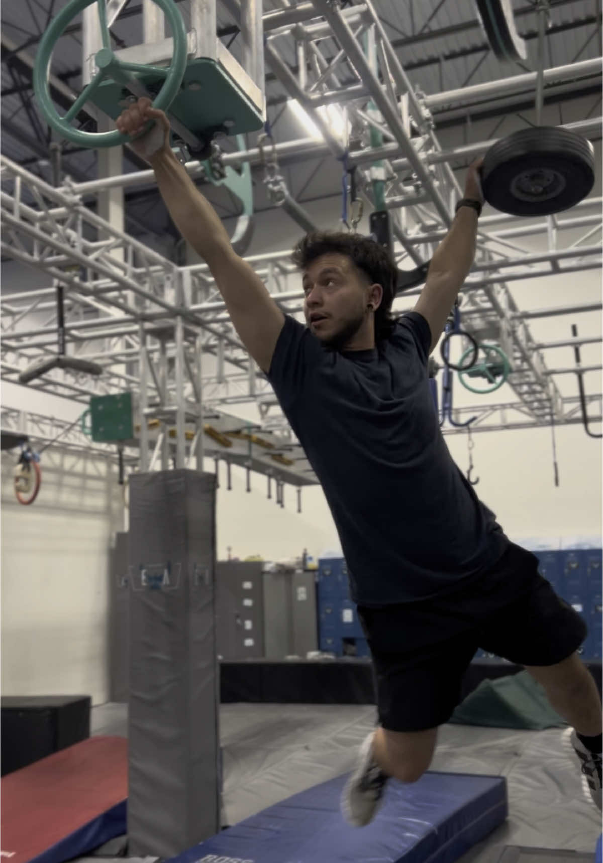 Glad I found Ninja just adults letting their inner child run wild. 📺 June 2  American Ninja Warrior Season 17 premiere Let’s gooo 🥷🔥 #NinjaWarrior #ANW #NinjaTraining #FitnessJourney #TransAthlete #TransAndThriving #ObstacleCourse #WorkoutMotivation #InnerChildUnlocked #QueerFitness #AdultPlayground #ANW17 #ftm #ninja #AmericanNinjaWarrior #Calisthenics 