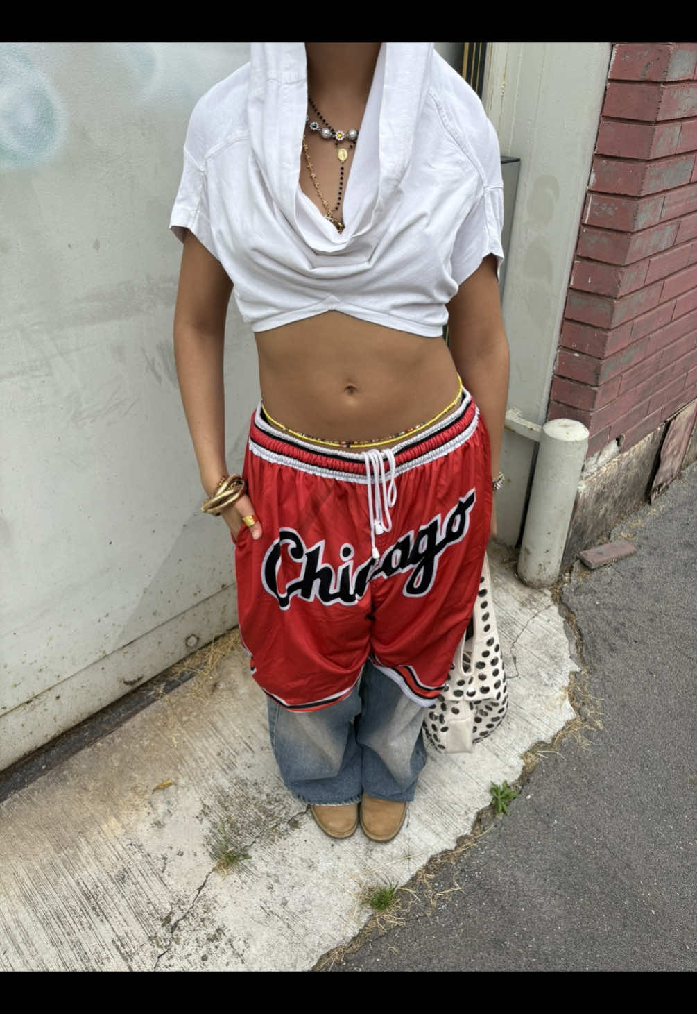 lo styling è il segreto di tutto🥹 #streetwear #OOTD #baggy  