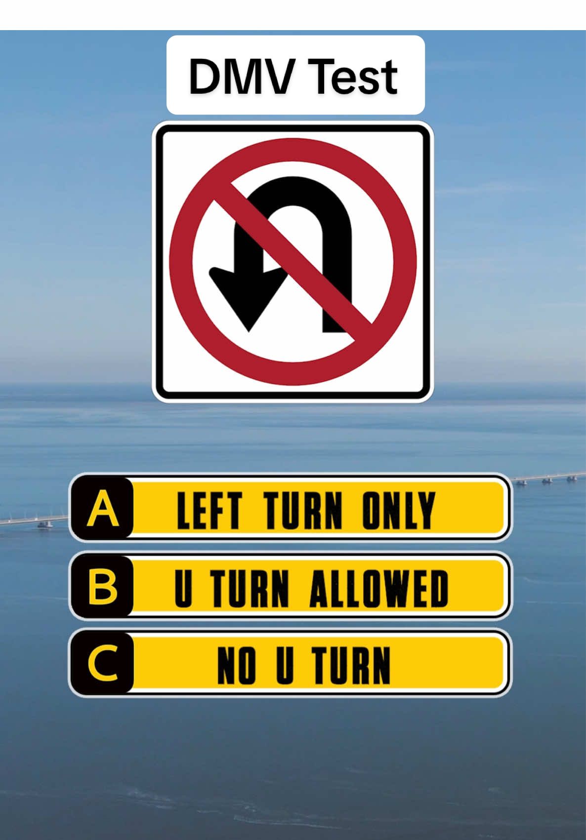 Road Sign Trivia Quiz 🚦🚧🚏🚖#dmvtest #drivingtest #driverslicense #permittest #roadtest #learntodrive #drivingschool #usadriving #dmvquiz #drivingtips #roadsigns #knowthesigns #trafficsigns #roadsignchallenge #drivingquiz #stopsign #nouturn #yieldsign #roadsafety #drivesafe #usaonly #americandrivers #madeinusa #drivinginusa #usatraffic #tiktokusa #usafacts #dmvusa #foryou #fyp #foryoupage #tiktoktest #guessthesign #testyourbrain #howsmartareyou #canyoupass #LearnOnTikTok #EduTok 
