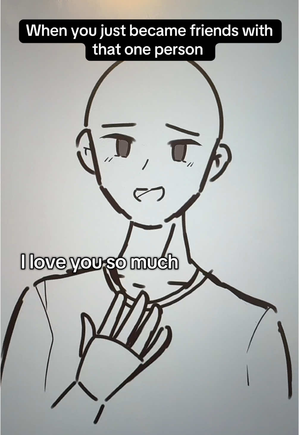 We just met.. you don’t know who I am 😭 HUH?!  #foryoupage #art #relatable #relatablevideos #friendship #animation #animated #doodle #artistsoftiktok #relationships #Love 