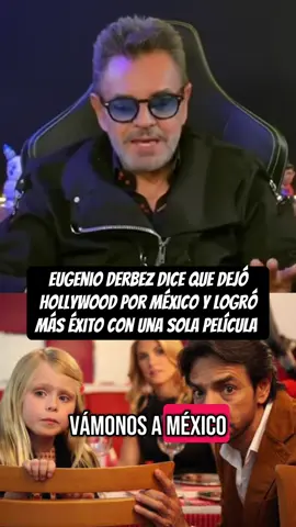 Eugenio Derbez dice que abandonó Hollywood por México y encontró el verdadero éxito con esta película #eugenioderbez #noseaceptandevoluciones #peliculas #hollywood #fyp #fy #parati 