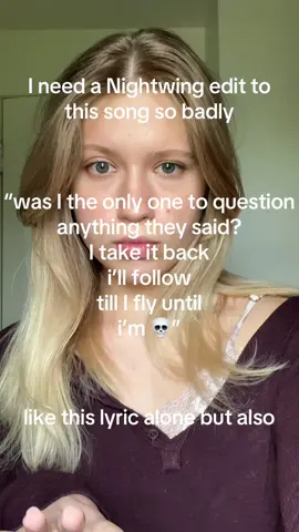 the first lyric is later in the song but I didnt film that long 🤷🏼‍♀️ SOMEONE PLEASE #nightwing #nightwingedit #dikgrayson #dicgrayson #richardgrayson #robin #nightwingedit 