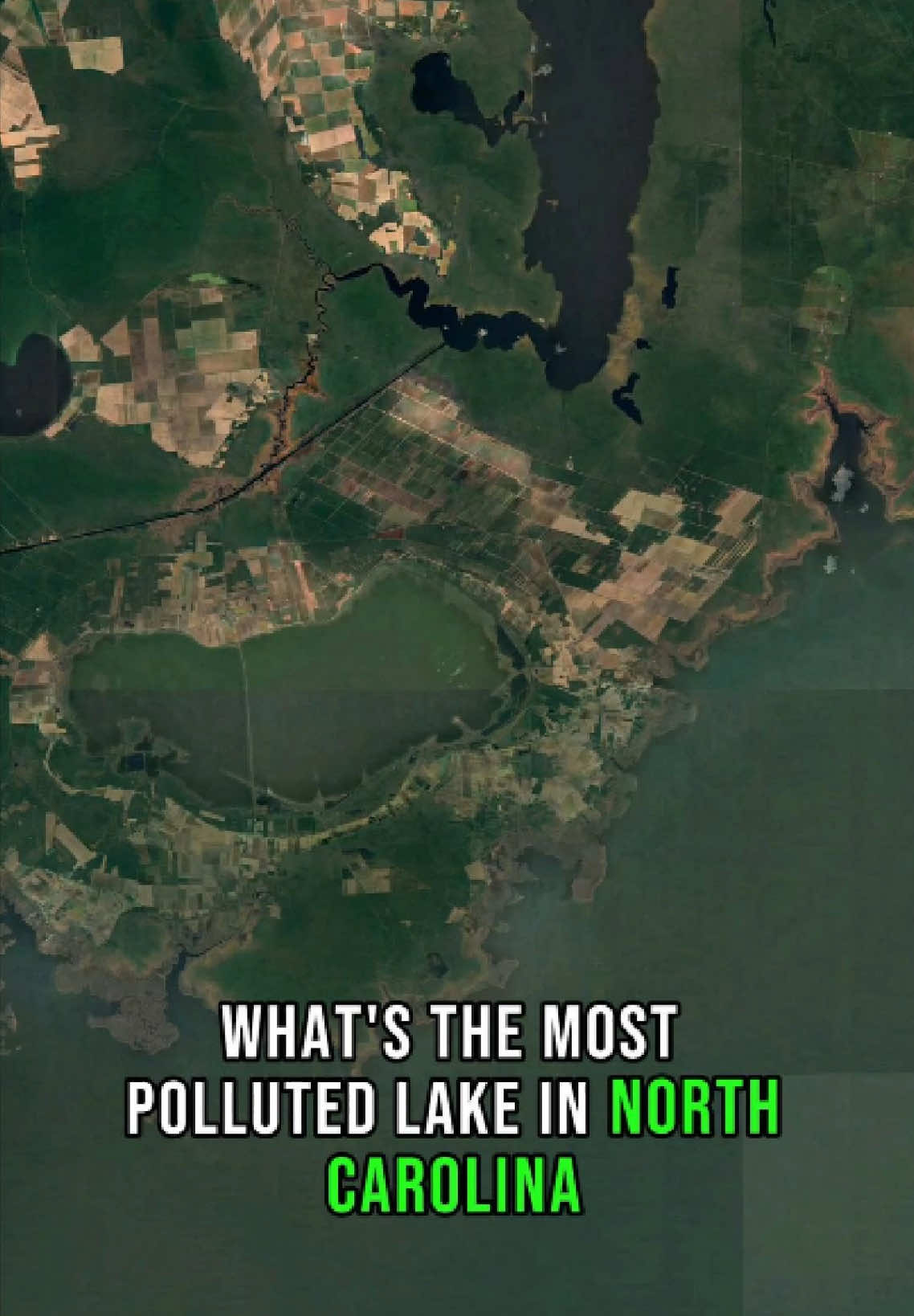 Most polluted LAKE in North Carolina ( New style ) #carolina #nc #us #fyp 