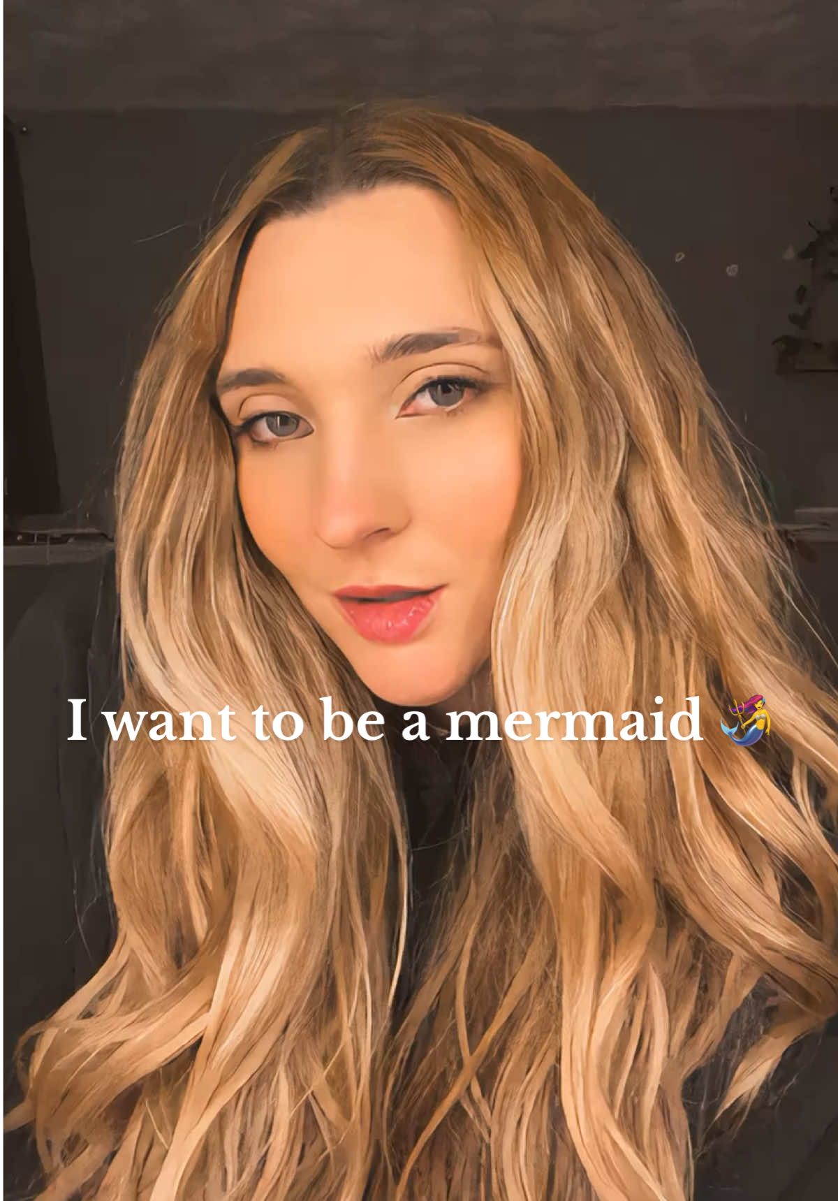 Okay I want to go all full blonde now 😍 #mermaid #ai #trend #trendcycle #mermaidtiktok #aifilter 