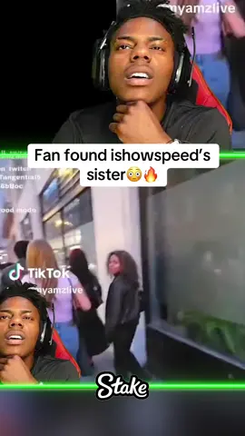 Fan found ishowspeed’s sister😳🔥 #Ishowspeed #speed #fyp #foryou #foryoupage #viral #ishowspeedclips ishowspeed #fifa #Soccer #football #worldcup fifa world cup fifa president football 