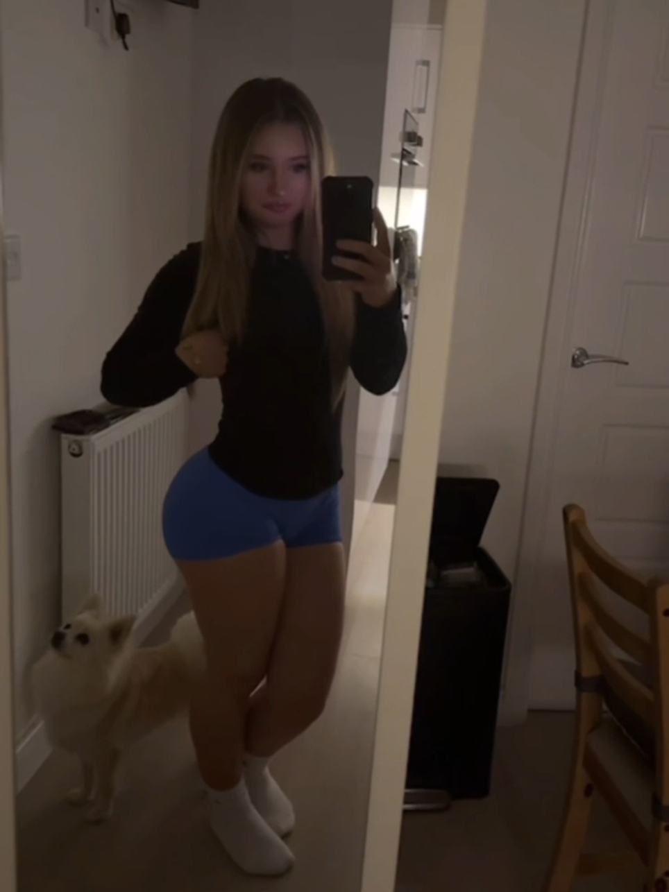 Reposted bc why not #glutegains #ilovesteak #gymgirltiktok #fyp #explore #blonde #yknatxq 