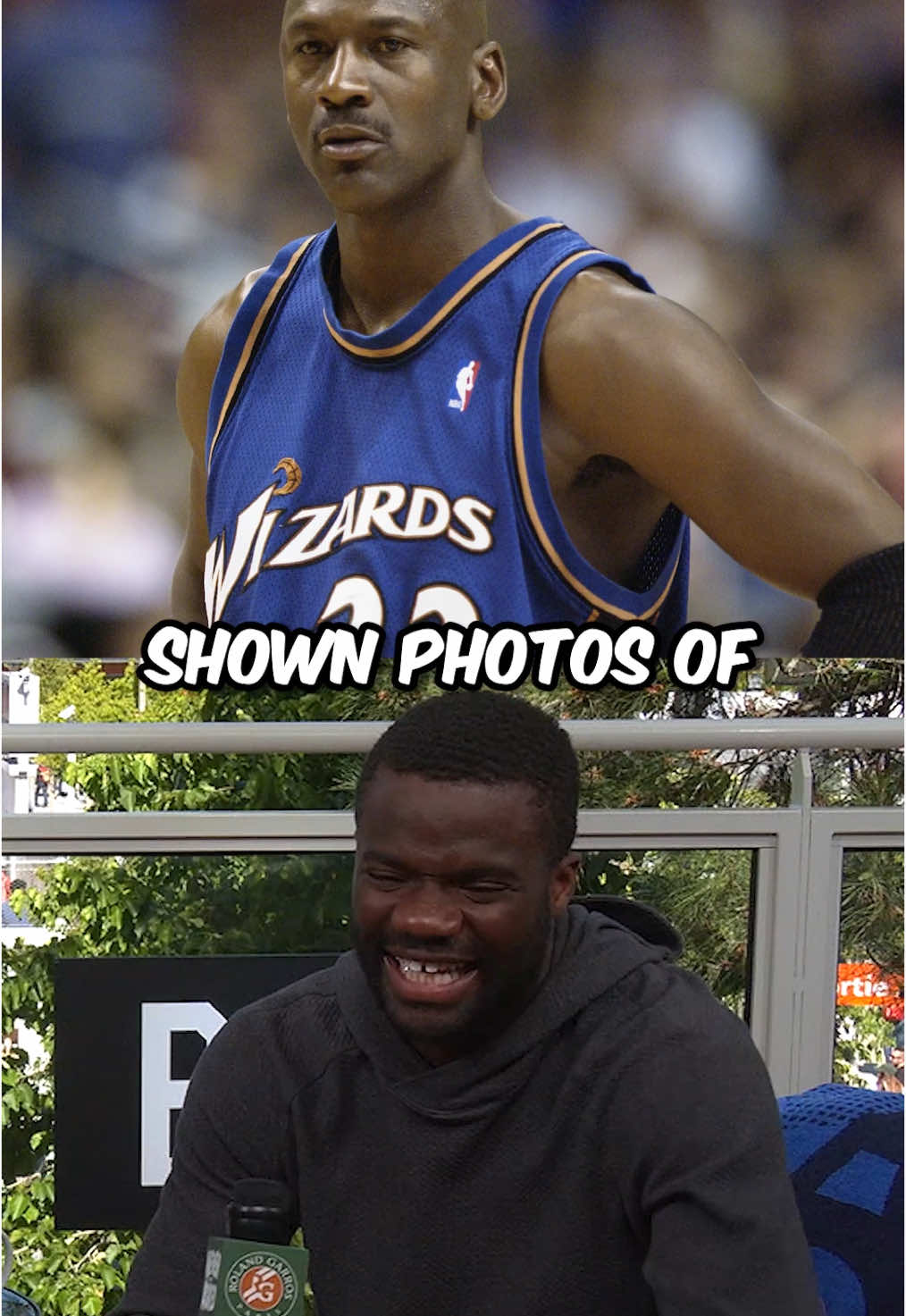 CAN YOU NAME THE RANDOM @Washington Wizards?! 🏀 🎾 #rolandgarros #francestiafoe #NBA 