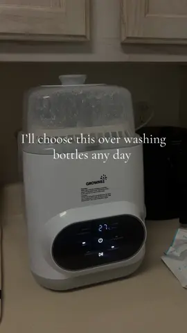 The grownsy bottle washer, sterilizer and dryer all in One makes life so much easier 🤗 #tiktokshop 