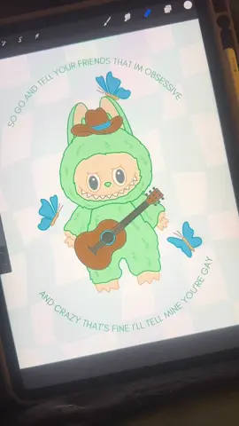 HAHAHA THIS IS THE MOST UNHINGED VIDEO IVE EVER MADE!!!  BUT the Labubu series is complete!!! Next im either going to draw Care Bears or Fortnite skins as Taylor eras…. Let me know what you want to see next! AND if you want physical art pieces of these, pins and stickers are now up for preorder!  #taylorswift #swifties #labubu 