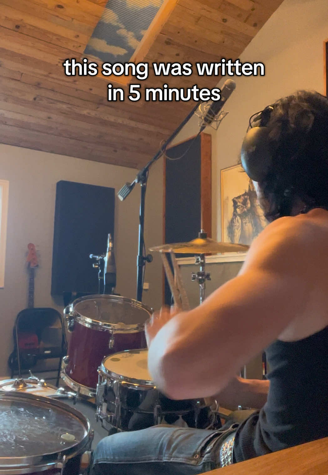 from a 5-minute idea in the garage to a real song #rockmusic #newrock #poprock #altrock #musiciansoftiktok 