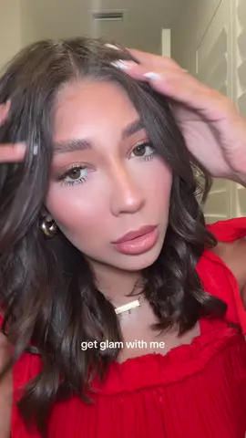 get glam with me🌹 @NARS Cosmetics @Kosas @Armani beauty @Hourglass Cosmetics @Maybelline NY @Huda Beauty @Charlotte Tilbury @Anastasia Beverly Hills @Iconic London @BASMA Beauty #makeup #makeuptutorial #glam #grwm #makeuphacks 