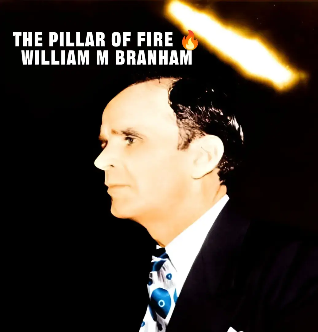 The *Pillar of Fire* is one of the most famous supernatural signs associated with *William Marrion Branham*'s ministry. He claimed it was the *visible manifestation of the Angel of the Lord* that guided and vindicated his prophetic calling. 🔥 *Key Points About the Pillar of Fire:* 1. *Biblical Parallel*:      Branham compared it to the same Pillar of Fire that led the Israelites in the wilderness (Exodus 13:21). He taught that this same divine presence accompanied his ministry. 2. *1946 Commission*:      He said that in 1946, an *angel appeared to him* and told him he was given a gift of divine healing, and that this Pillar of Fire would be with him. 3. *1933 Photograph*:      A famous photo was taken of Branham at a baptism in the *Ohio River* in *1933*, where he claimed the Pillar of Fire descended. Many said a supernatural light appeared and a voice declared, *“As John the Baptist forerun the first coming of Christ, you will forerun His second coming.”* 4. *1950 Houston Photo*:      A well-documented photo was taken in Houston, Texas by *Douglas Studio*, showing a supernatural *light above Branham’s head*.      - This photo was examined by *George J. Lacy*, a U.S. federal examiner of questioned documents, who said, “The light struck the lens.” [5/28, 8:13 PM] Chat GPT: - This image is considered *the only scientifically verified supernatural photograph* of its kind. 5. *Branham's Claim*:      He said this Pillar of Fire *followed him globally* and was seen at many meetings. He described it as a *whitish-amber light*, and sometimes it moved over people to reveal their names, diseases, or life secrets (discernment). --- 🗣️ *Quote from William Branham:* > *