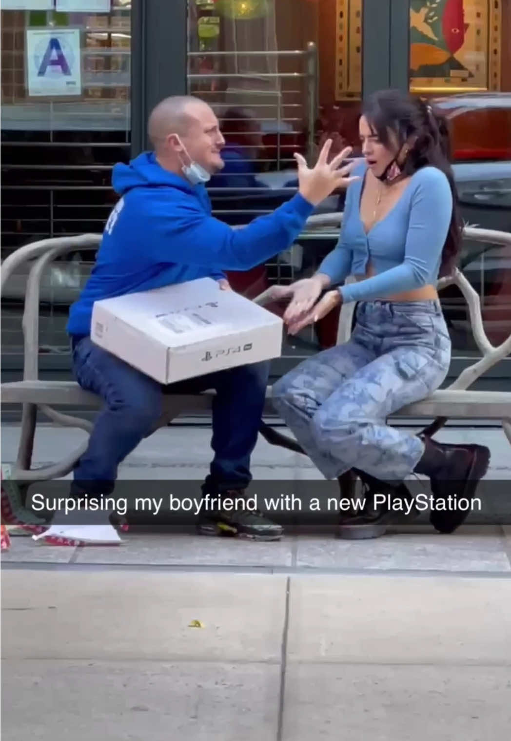 I tried surprising my BF with a new PlayStation gone wrong SMH couple #couples #breakup #ninadrama #breakup #single #romance #date #datenight #ps4 #ps5 #playstation #playstation4 #playstation5 