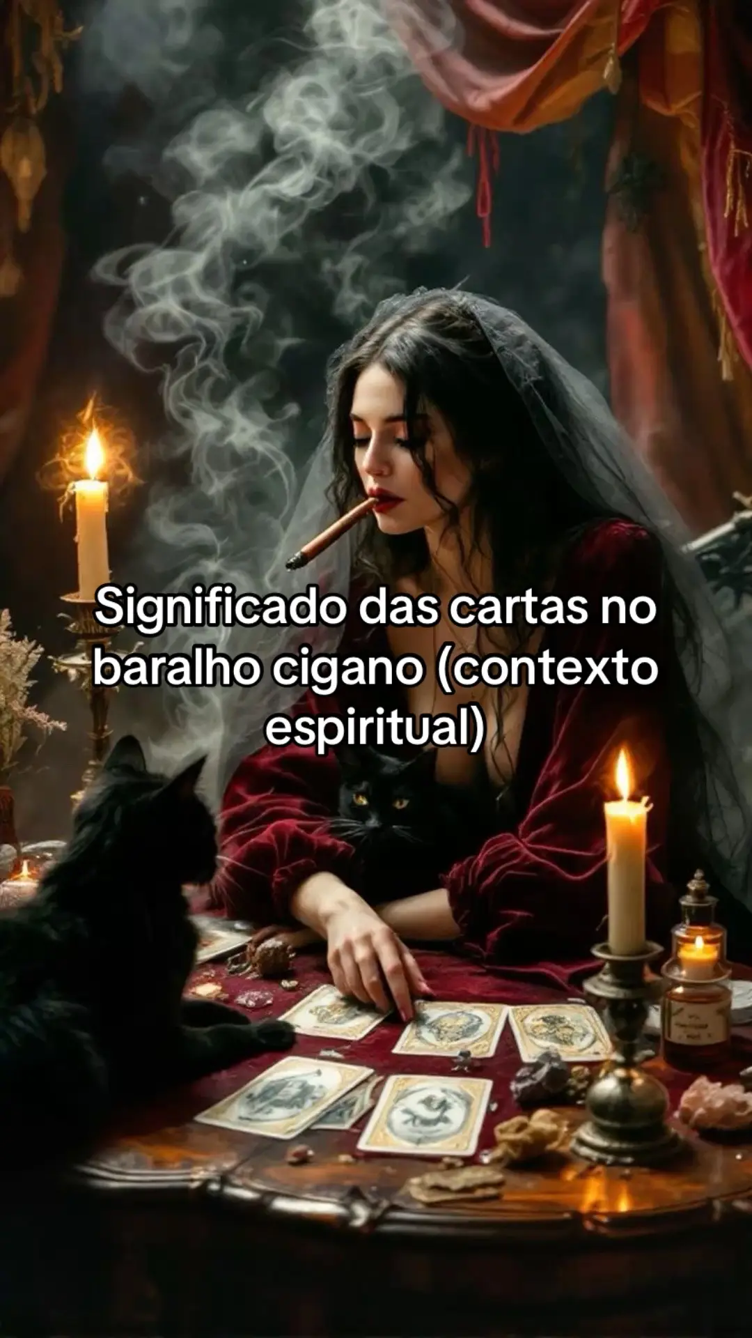 Lembrando que as palavras só guiam a intuição e há uma pluralidade de conceitos #espiritualidade #baralhocigano #lenormand #tarot #witch #hekate #ciganos #ciganaesmeralda 