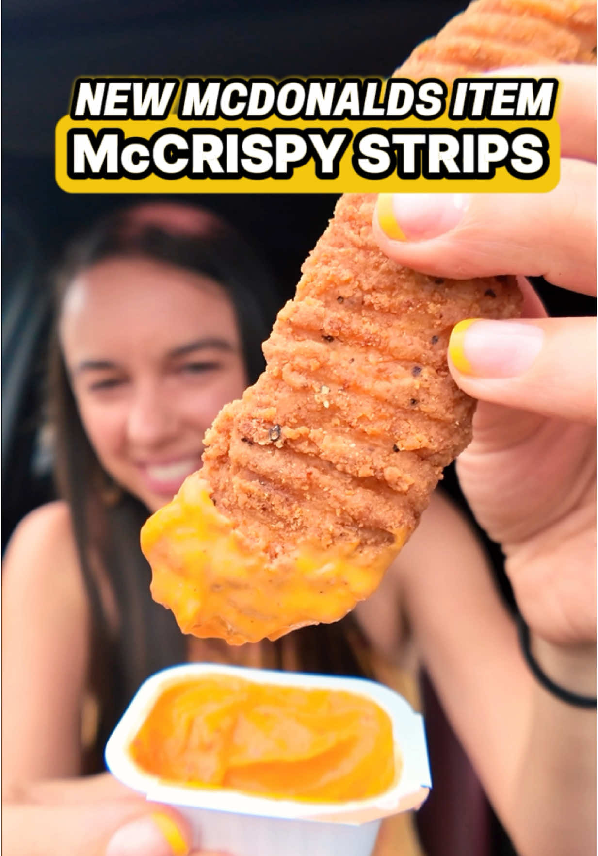✨FIRST new permanent @McDonald’s menu item in 4 years!✨ #Ad McDonald’s just dropped McCrispy Strips, made with 100% white meat chicken with a brand new seasoning blend. They come in 3’s and 4’s, and yes, they’re officially here to stay. 🌶️ I tried them with the Creamy Chili Dip, a creamy and flavorful sauce that’s totally different from the usual. (But I can’t deny the nostalgia of that barbecue sauce 😋) 📱 I ordered through the McDonald’s app to earn points with MyMcDonald’s Rewards—if you’re not using it, start now and rack up free food.  @McDonald’s Houston   #McDonaldsHouston #houston #houstonfood #houstonfoodie #mccrispystrips #mcdonalds #houstontx #htxfoodie #htxfood #htown #Foodie #fastfood 