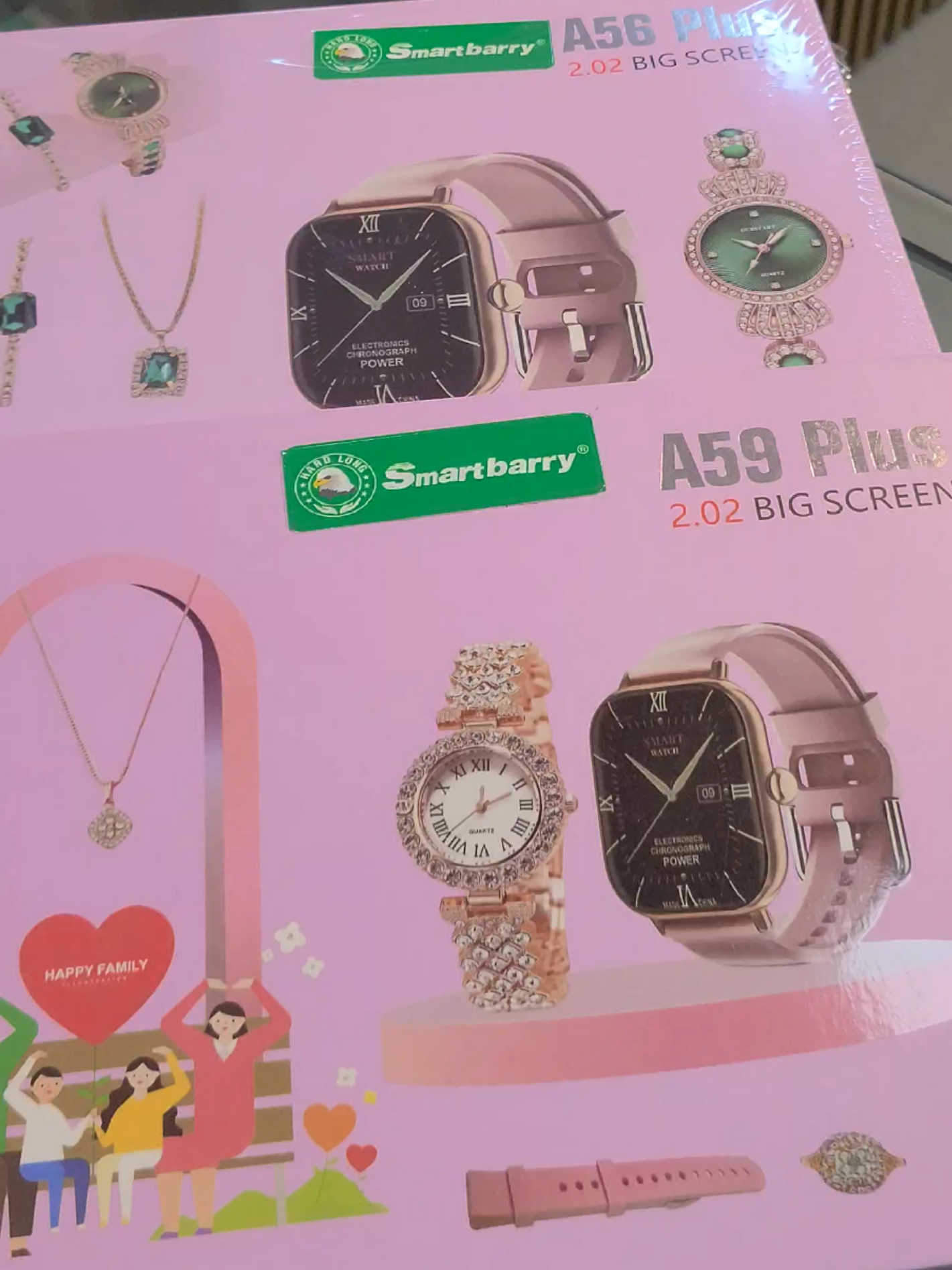 🎁✨ Nouveau Coffret Smartwatch A56 & A59 Plus ✨🎁 📲 2.02 pouces d’élégance et de technologie ! 💎 Montre + bijoux = combo parfait pour elle 💖 ✅ Appels Bluetooth ✅ Notifications en temps réel ✅ Design chic et raffiné ✅ Parfait pour un cadeau ou se faire plaisir ! 🎥 Disponible maintenant chez IAM TECH #MontreConnectée #Smartwatch #TechAlgérie #IAMTECH #CadeauIdéal #MontreFemme #UnboxingDZ #MontreStylée #BijouxSmartwatch #Tendance2025