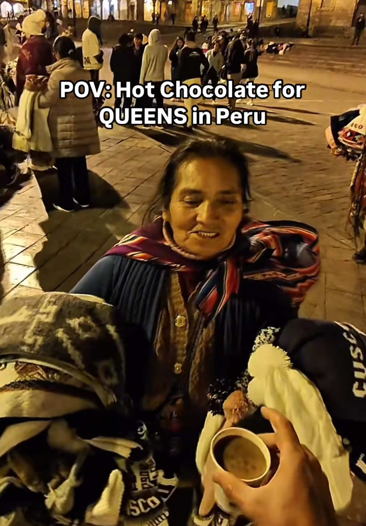 Hot Chocolate for the queens hustling in Peru 🇵🇪🥹